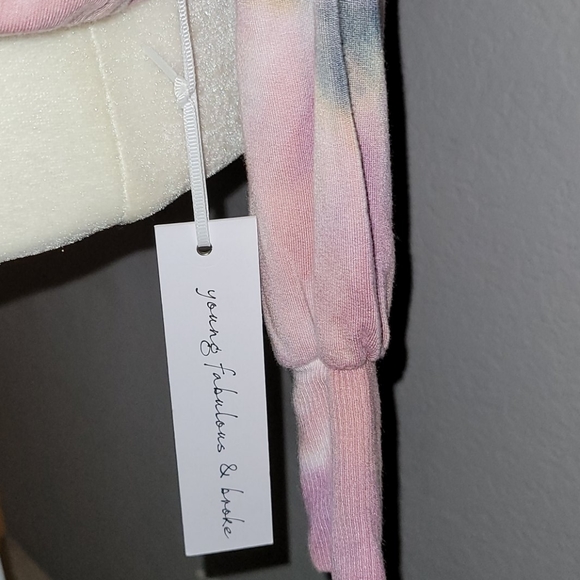 Young Fabulous & Broke Pink Coraline Crewneck Sweatshirt NWT Size XS - Picture 12 of 16